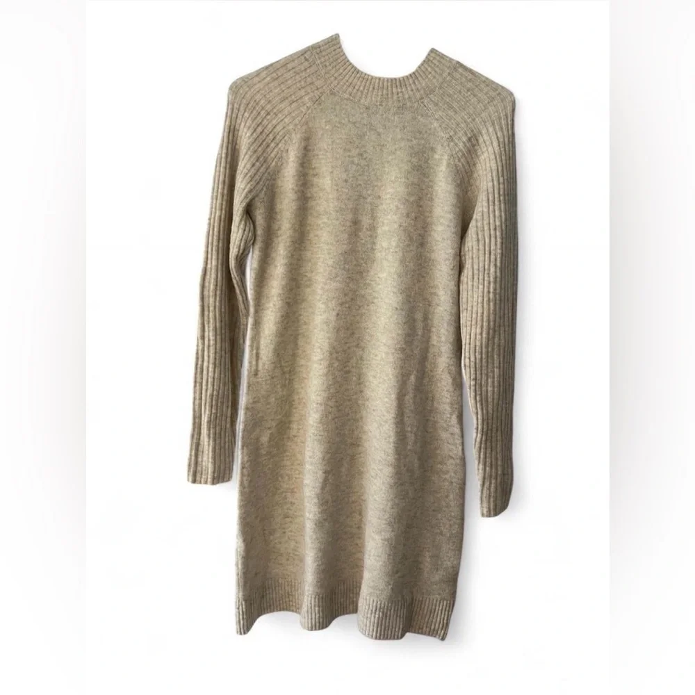 Abercrombie & Fitch Tan Sweater Dress Long